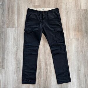 Edwin ED 55 Cargo Flight Pant Black Twill - Preowned Sz 31” X 33” FITS Sz 32-33